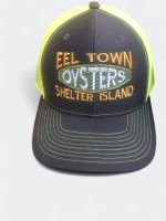 EEL TOWN OYSTERS HAT BLACK & GREEN