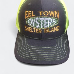 EEL TOWN OYSTERS HAT BLACK & GREEN