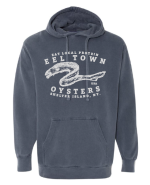 Comfort Color Hooded Sweatshirt color Denim