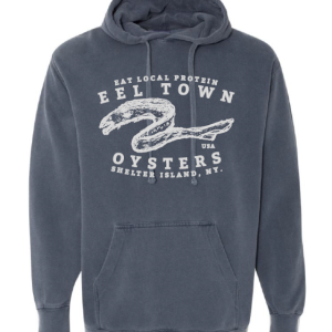 Comfort Color Hooded Sweatshirt color Denim