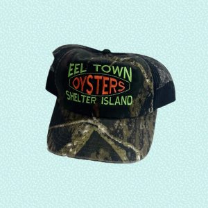 EEL TOWN OYSTERS Washed Mesh-Back Cap