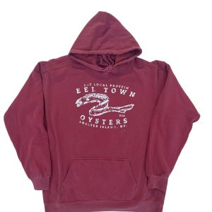 Eel Town Hoodie | Crimson